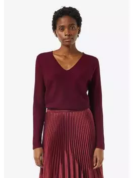 Пуловер comma Strickpullover langarm, красный