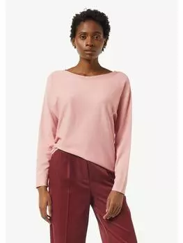 Пуловер comma Strickpullover langarm, розовый