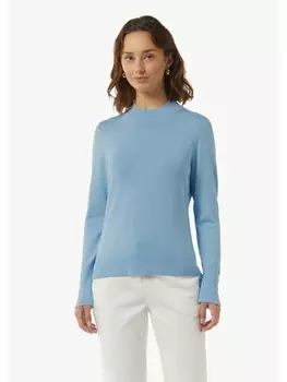 Пуловер comma Strickpullover langarm, синий