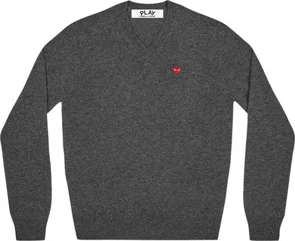 Пуловер Comme des Garçons PLAY Pullover Knit 'Charcoal', серый