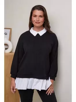 Пуловер Curvy Lady Pullover, черный