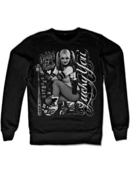 Пуловер DC Commics Harley Quinn, черный