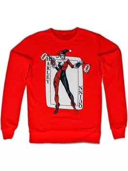 Пуловер DC Commics Harley Quinn, красный