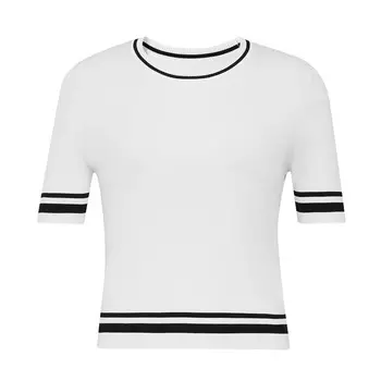 Пуловер Deep Breath с цветными блоками, белый