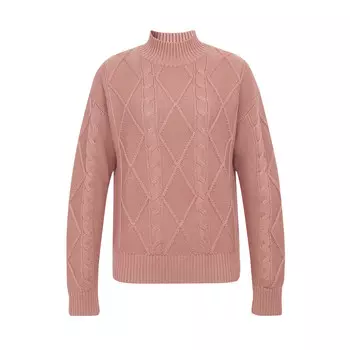 Пуловер Deep Breath с воротником-стойкой, красный