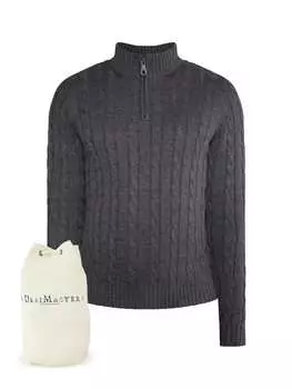 Пуловер DreiMaster, цвет dunkelgrau melange