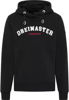 Пуловер DreiMaster Kapuzen, черный