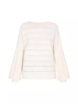 Пуловер DreiMaster Klassik, белый