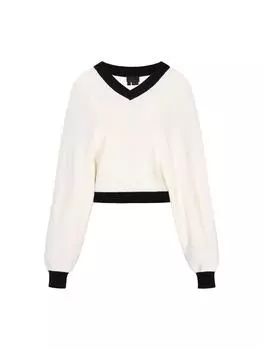 Пуловер DreiMaster Klassik, белый