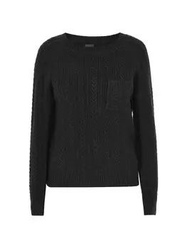 Пуловер DreiMaster Klassik, черный