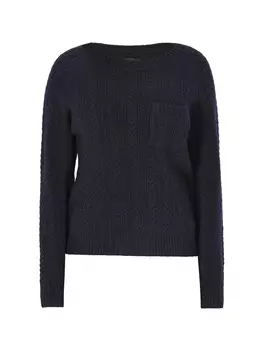 Пуловер DreiMaster Klassik, синий