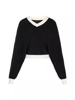 Пуловер DreiMaster Klassik, темно-синий