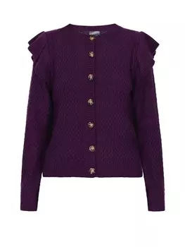 Пуловер DreiMaster Vintage Cardigan, фиолетовый