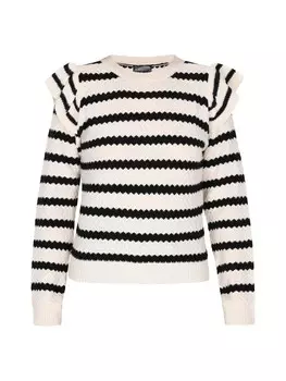 Пуловер DreiMaster Vintage, цвет schwarz weiss streifen