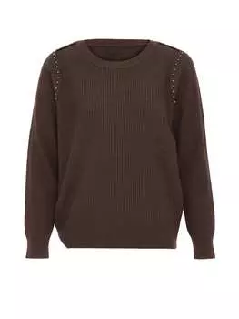Пуловер dulcey, коричневый