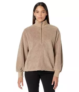 Пуловер Dylan by True Grit, Sherpa Modern Zip Pullover Sweatshirt