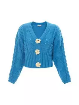 Пуловер ebeeza, бирюзовый