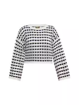 Пуловер ebeeza, цвет schwarz mehrfarbig