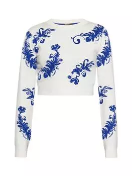 Пуловер ebeeza, цвет wollweiss blau