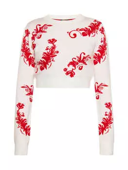 Пуловер ebeeza, цвет wollweiss rot