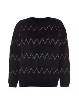 Пуловер ebeeza Strick, черный