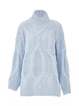 Пуловер ebeeza Strick, голубой