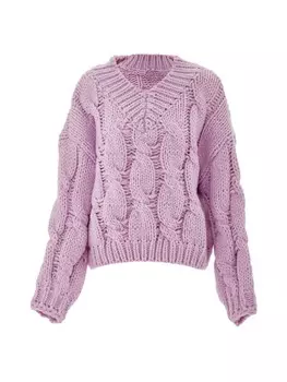 Пуловер ebeeza Strick, розовый