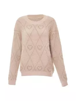 Пуловер ebeeza Strick, розовый