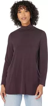 Пуловер Eileen Fisher Scrunch Neck Tunic, цвет Cassis