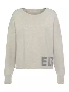Пуловер ELBSAND, светло-серый