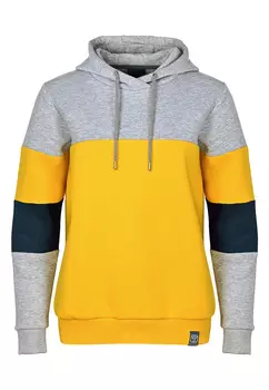 Пуловер elkline Hoodie Ideal Blockstreifen, цвет greymelange