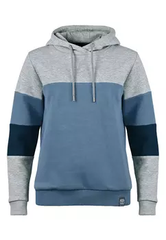 Пуловер elkline Hoodie Ideal Blockstreifen, цвет greymelange
