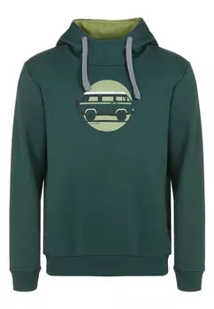 Пуловер elkline Hoodie Team Player, цвет darkgreen