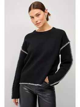 Пуловер ellos, черный