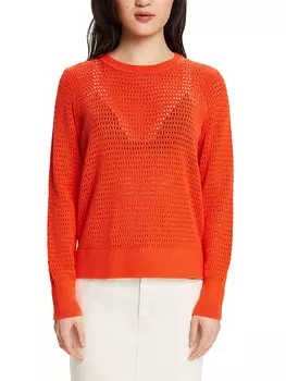 Пуловер ESPRIT, оранжевый