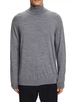 Пуловер ESPRIT Woll Rollkragen, серый