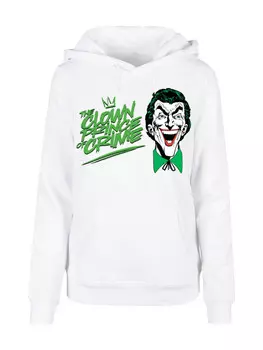 Пуловер F4NT4STIC Basic DC Comics Batman Joker Clown Prince Of Crime, белый
