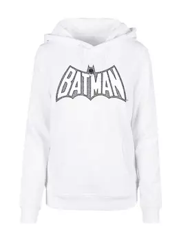 Пуловер F4NT4STIC Basic DC Comics Batman Retro Crackle, белый