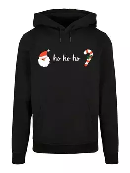 Пуловер F4NT4STIC Basic Ho Ho Ho Weihnachten, черный