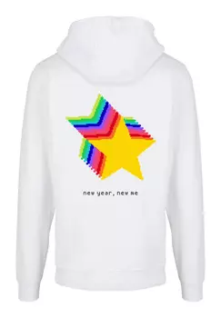 Пуловер F4NT4STIC Basic Hoodie SIlvester Party Happy People Only, белый