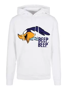 Пуловер F4NT4STIC Basic Looney Tunes Serie Roadrunner Beep Beep, белый