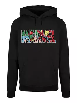 Пуловер F4NT4STIC Basic Marvel Avengers Logo Character infill, черный