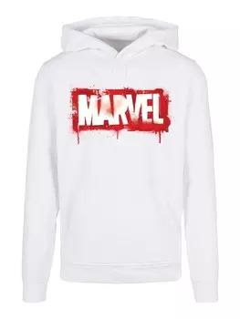 Пуловер F4NT4STIC Basic Marvel Spray Logo, белый