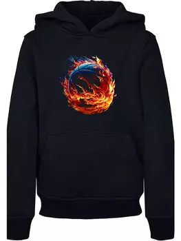 Пуловер F4NT4STIC Basketball On Fire Sport UNISEX, черный