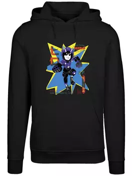 Пуловер F4NT4STIC Big Hero 6 Hiro Manga, черный