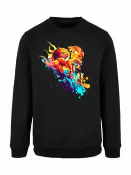 Пуловер F4NT4STIC, черный