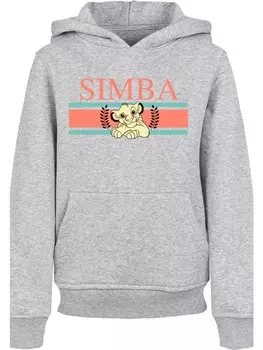 Пуловер F4NT4STIC Disney Knig der Lwen Simba Stripes, пестрый серый