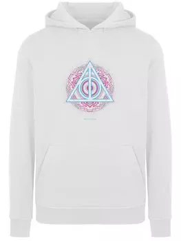 Пуловер F4NT4STIC Harry Potter Neon Heiligtmer des Todes, белый