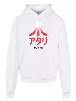 Пуловер F4NT4STIC Heavy Hoodie Atari Tokyo Retro Arcade Games, белый