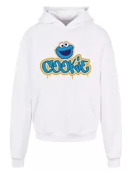 Пуловер F4NT4STIC Heavy Sesamstrae Cookie Graffiti Logo, белый